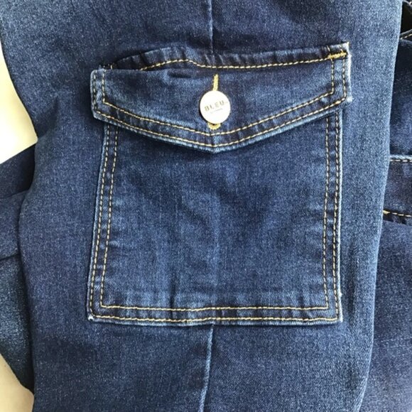 BLEU Woman Cargo Skinny Jeans - Picture 4 of 6